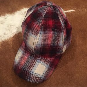 Gap Kids Limited Edition Pendleton Red Plaid Logo Baseball Cap Hat Sz S//M NWT